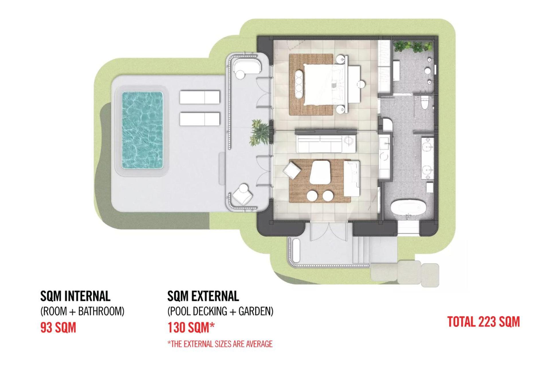 Hotel The Standard, HHQ Exterior foto Floorplan of a typical suite